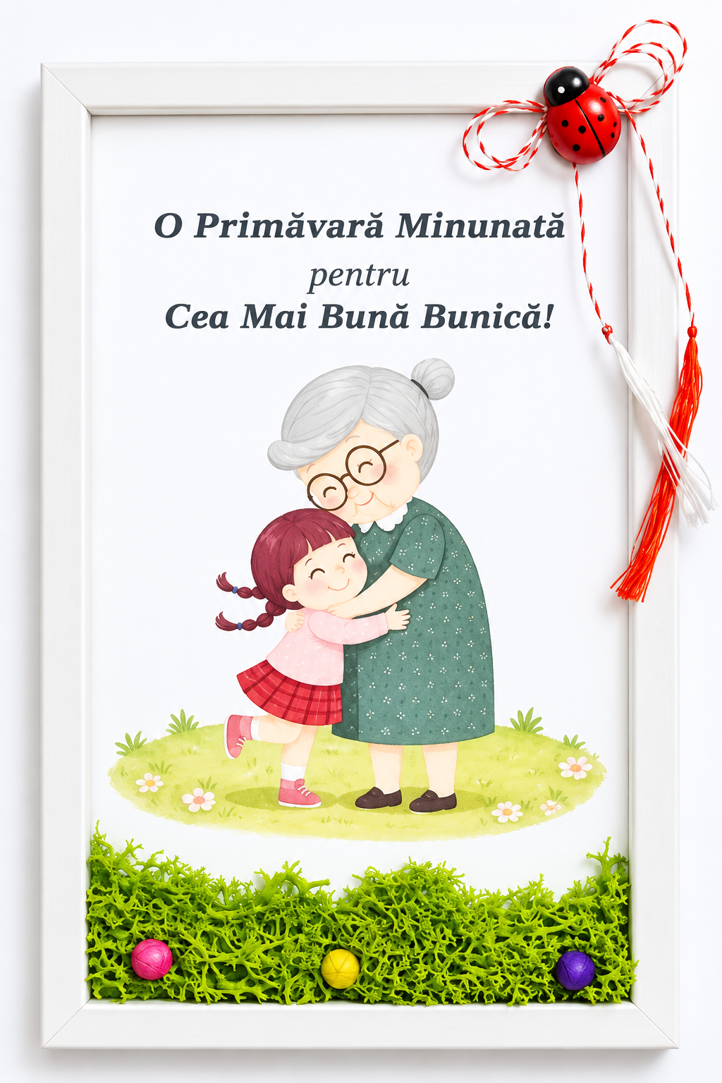 martisor pentru bunica de fetita